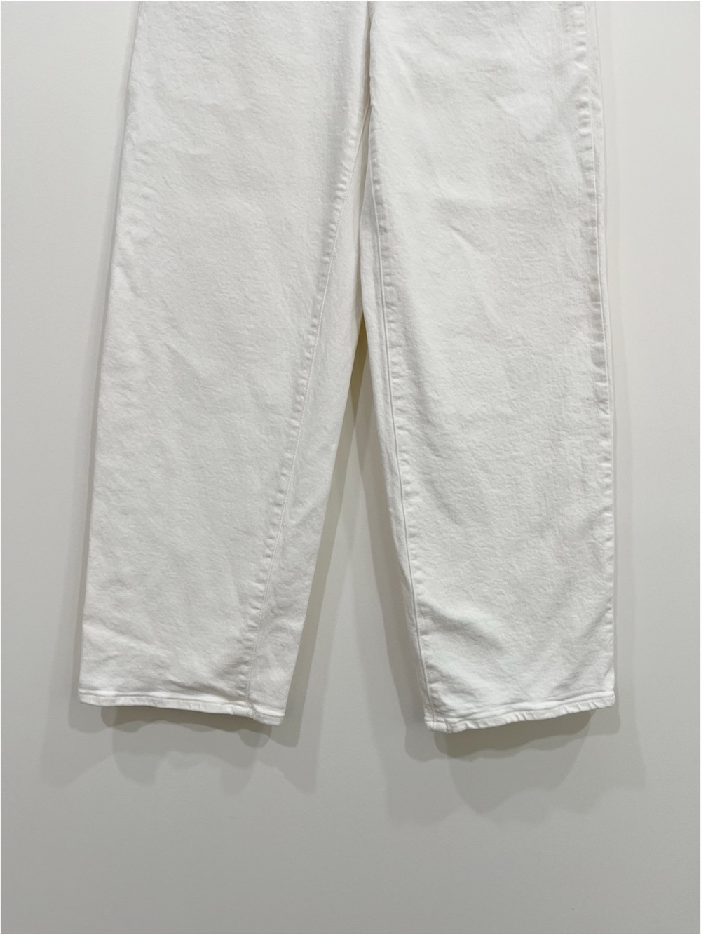 Madewell The Perfect Vintage Wide Leg Crop Jeans White High Rise Size 25 - Picture 4 of 12